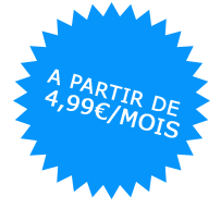 A partir de 4.99€/mois